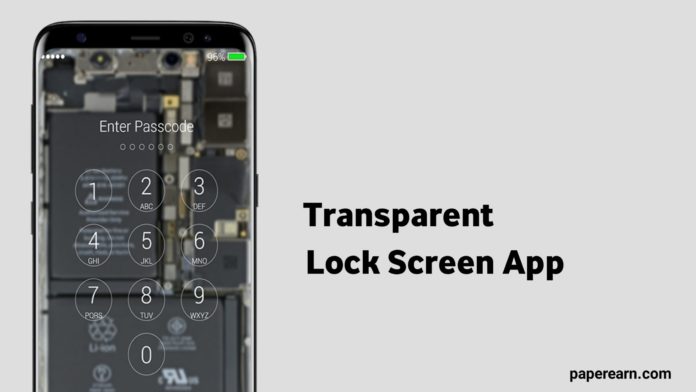 Transparent Screen Lock Best Android App