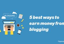5 Best Ways To Earn Money From Blogging.