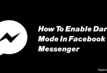 Enable Dark Mode In Facebook Messenger