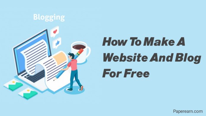 How to make a website and blog for free