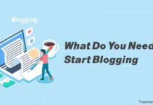 What do you need to start blogging
