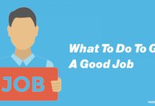 What to do to get a good job