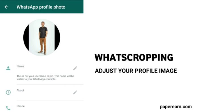 WhatsApp Cropping