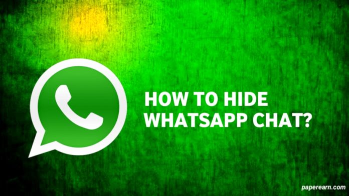 Hide WhatsApp chat