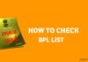 How to Check BPL List