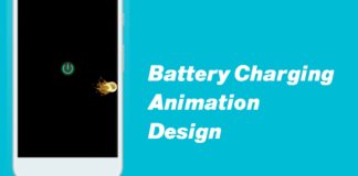 Battery Charging Animation Design Chargie App.
