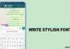 How to Write Stylish Messages on WhatsApp
