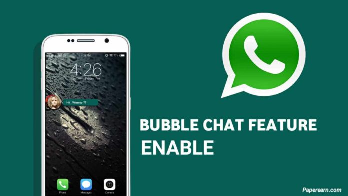 How to enable bubble chat feature