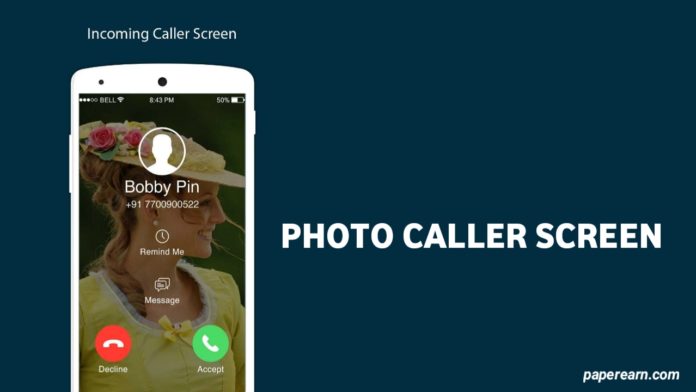 Photo Caller Screen App