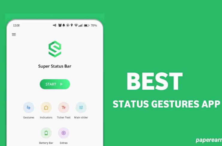 Super Status Gestures app