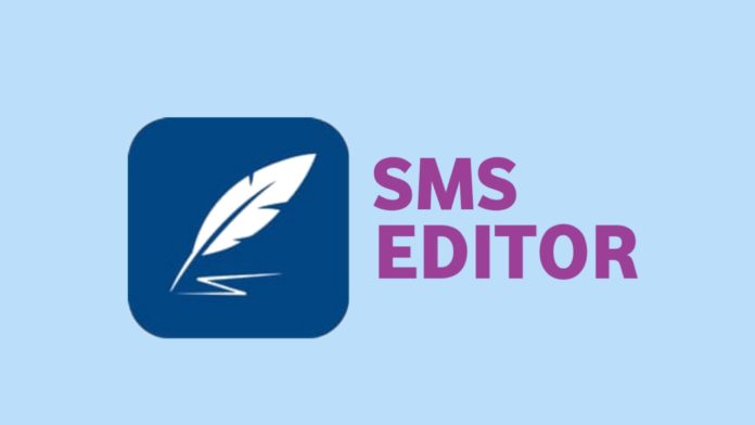 SMS Editor App.