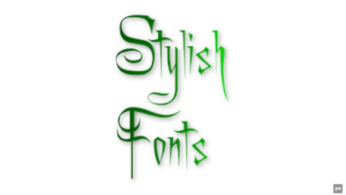 Use Stylish Fonts