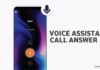 voice assistant call answer