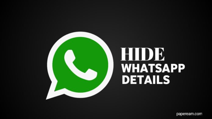 Hide your Whatsapp details