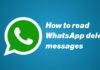 WhatsApp delete messages Recover