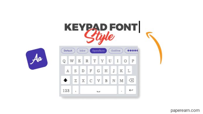 style fonts keyboard
