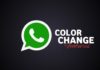 WhatsApp color change feature.