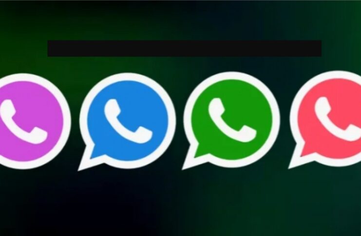 WhatsApp multiple colors change