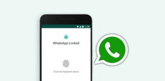 put fingerprint in WhatsApp