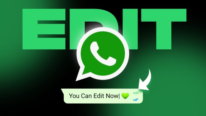 how edit whatsapp sent messages