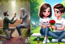 Create 3D Realistic Cute Couple Images