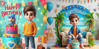Create the 3D Al Happy Birthday Images