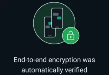WhatsApp End-to-End Encryption Badge